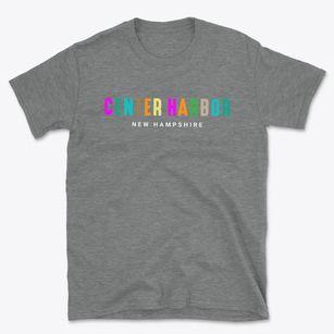 Center Harbor New Hampshire Color Pop Basic T-Shirt
