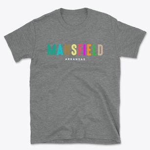 Mansfield Arkansas Color Pop Basic T-Shirt