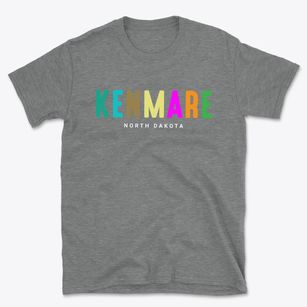 Kenmare North Dakota Color Pop Basic T-Shirt