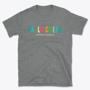 Falls Creek Pennsylvania Color Pop Basic T-Shirt