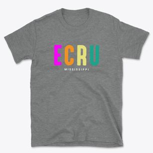 Ecru Mississippi Color Pop Basic T-Shirt