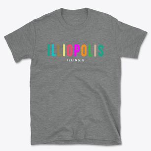 Illiopolis Illinois Color Pop Basic T-Shirt