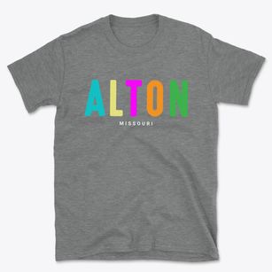 Alton Missouri Color Pop Basic T-Shirt