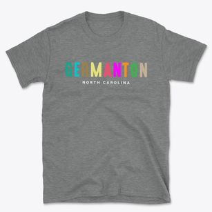 Germanton North Carolina Color Pop Basic T-Shirt