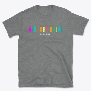 Airport Drive Missouri Color Pop Basic T-Shirt