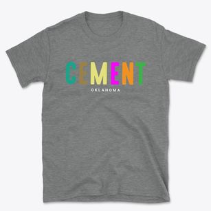 Cement Oklahoma Color Pop Basic T-Shirt