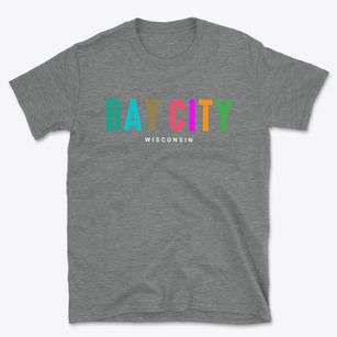 Bay City Wisconsin Color Pop Basic T-Shirt