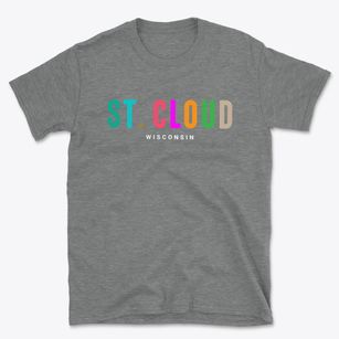 St. Cloud Wisconsin Color Pop Basic T-Shirt