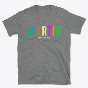 Martin Michigan Color Pop Basic T-Shirt