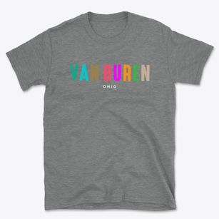 Van Buren Ohio Color Pop Basic T-Shirt