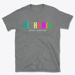 Bethania North Carolina Color Pop Basic T-Shirt