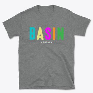 Basin Montana Color Pop Basic T-Shirt