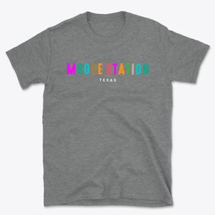 Moore Station Texas Color Pop Basic T-Shirt