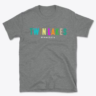 Twin Lakes Minnesota Color Pop Basic T-Shirt