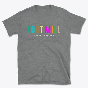 Fort Mill South Carolina Color Pop Basic T-Shirt