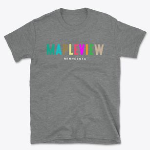Mapleview Minnesota Color Pop Basic T-Shirt