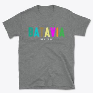 Batavia New York Color Pop Basic T-Shirt