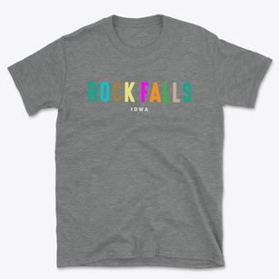 Rock Falls Iowa Color Pop Basic T-Shirt