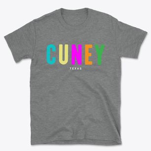 Cuney Texas Color Pop Basic T-Shirt