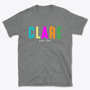 Clare New York Color Pop Basic T-Shirt