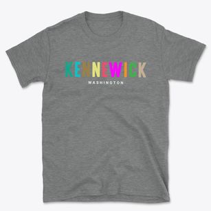 Kennewick Washington Color Pop Basic T-Shirt