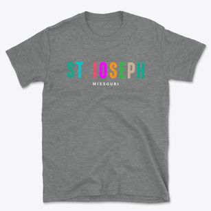 St. Joseph Missouri Color Pop Basic T-Shirt