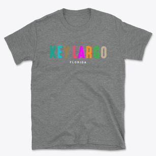 Key Largo Florida Color Pop Basic T-Shirt