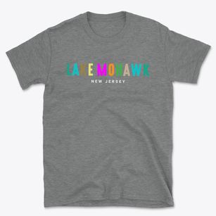 Lake Mohawk New Jersey Color Pop Basic T-Shirt