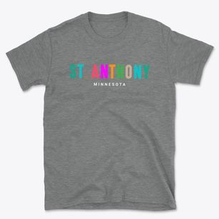St. Anthony Minnesota Color Pop Basic T-Shirt