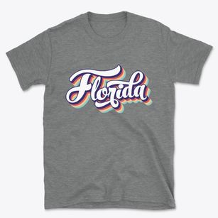  Florida Retro Candy Vibes Basic T-Shirt