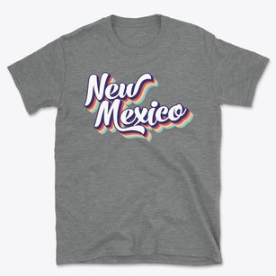  New Mexico Retro Candy Vibes Basic T-Shirt