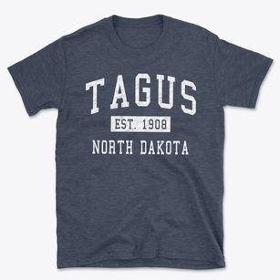 Tagus North Dakota Classic Established Basic T-Shirt