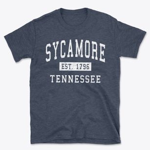 Sycamore Tennessee Classic Established Basic T-Shirt