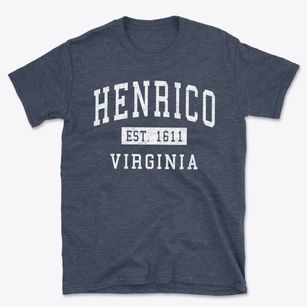 Henrico Virginia Classic Established Basic T-Shirt