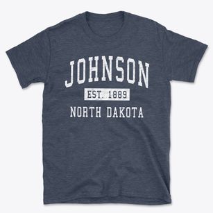 Johnson North Dakota Classic Established Basic T-Shirt