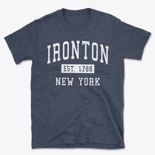 Ironton New York Classic Established Basic T-Shirt