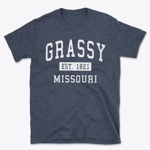 Grassy Missouri Classic Established Basic T-Shirt