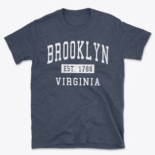 Brooklyn Virginia Classic Established Basic T-Shirt