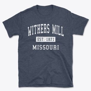 Withers Mill Missouri Classic Established Basic T-Shirt
