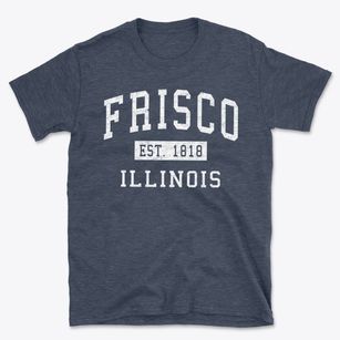 Frisco Illinois Classic Established Basic T-Shirt