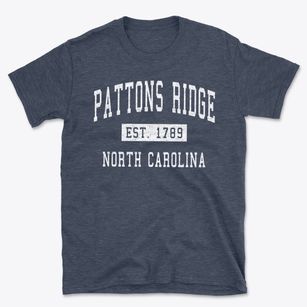 Pattons Ridge North Carolina Classic Established Basic T-Shirt
