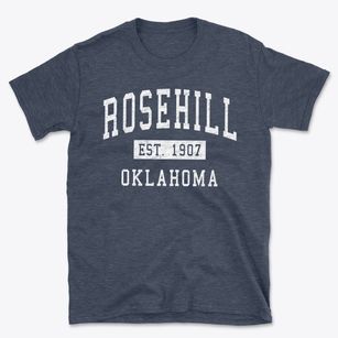 Rosehill Oklahoma Classic Established Basic T-Shirt