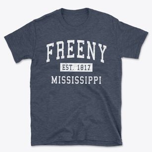 Freeny Mississippi Classic Established Basic T-Shirt