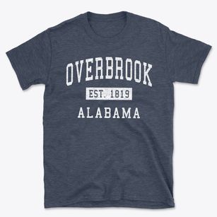 Overbrook Alabama Classic Established Basic T-Shirt