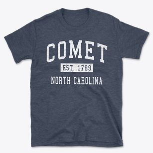Comet North Carolina Classic Established Basic T-Shirt