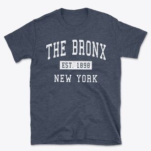 The Bronx New York Classic Established Basic T-Shirt