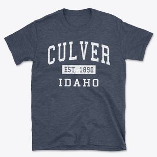Culver Idaho Classic Established Basic T-Shirt