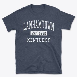 Lanhamtown Kentucky Classic Established Basic T-Shirt