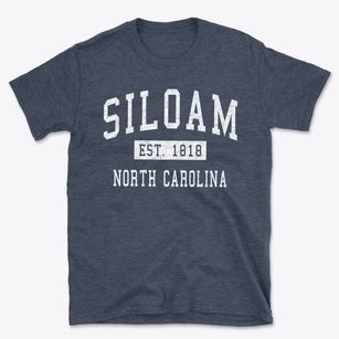 Siloam North Carolina Classic Established Basic T-Shirt