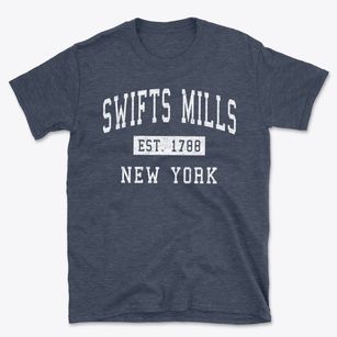 Swifts Mills New York Classic Established Basic T-Shirt